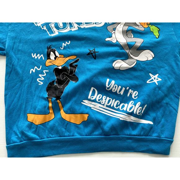 Looney Tunes RUE 21 Lightweight Retro Y2K Hoodie Size Medium - Picture 3 of 10